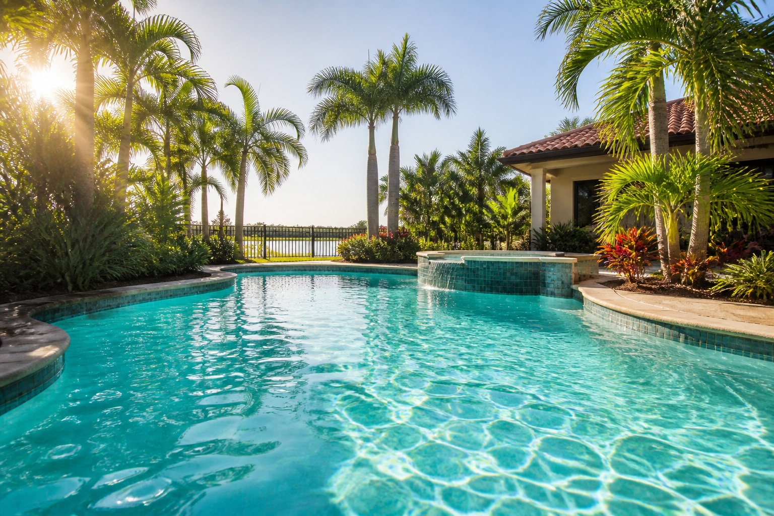 Residential pool cleaning in Mount Dora, Florida